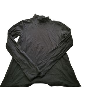 Black Turtleneck Long Sleeve Top